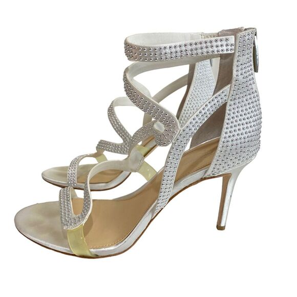 Vince Camuto Imagine IM- Prest, Pure White Deluxe Satin Women's US 8M - Picture 7 of 16